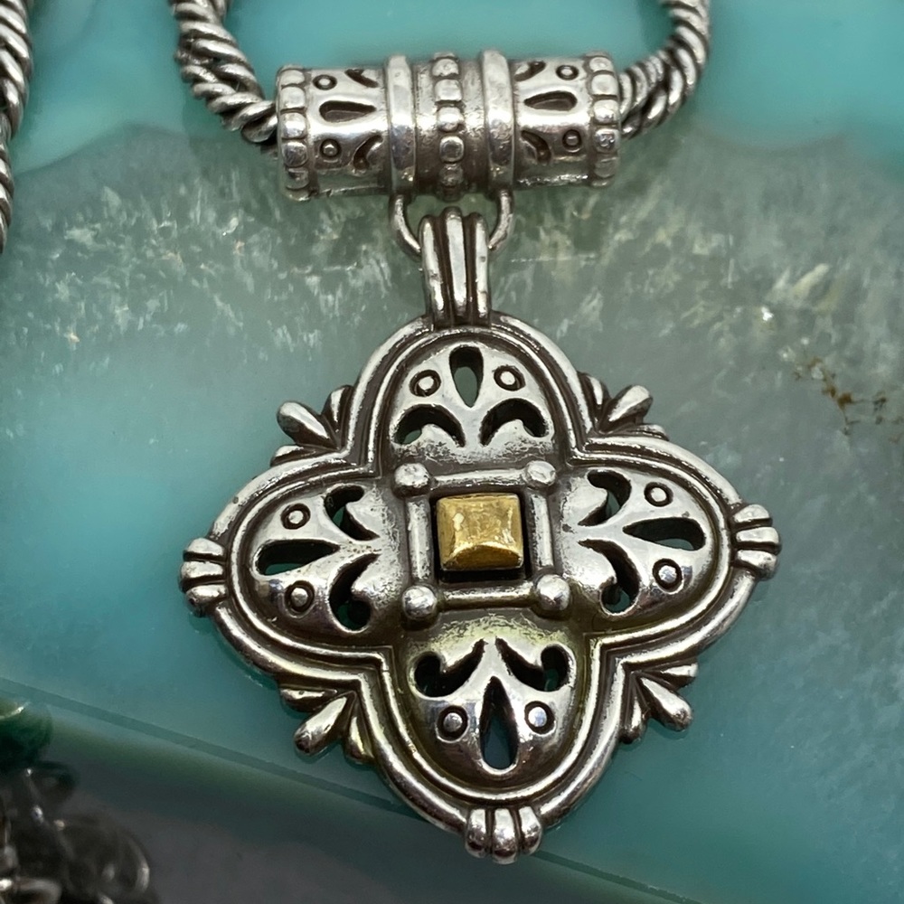 Brighton Medallion Twisted Chain Necklace
